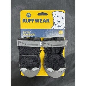 Ruffwear Grip Trex Dog Boots Obsidian Black 2.25 Inches 57 mm